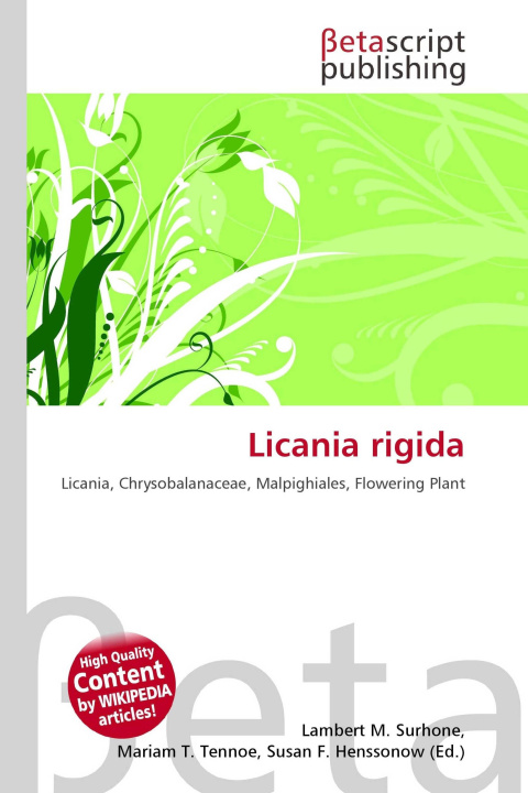 Kniha Licania rigida Mariam T. Tennoe