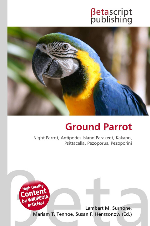Kniha Ground Parrot Mariam T. Tennoe
