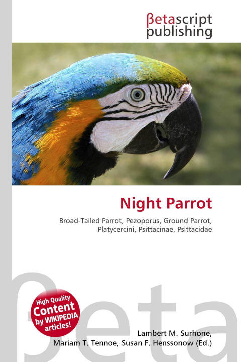 Kniha Night Parrot Mariam T. Tennoe