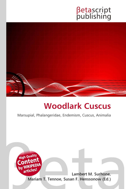 Kniha Woodlark Cuscus Mariam T. Tennoe
