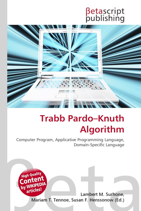 Könyv Trabb Pardo-Knuth Algorithm Mariam T. Tennoe