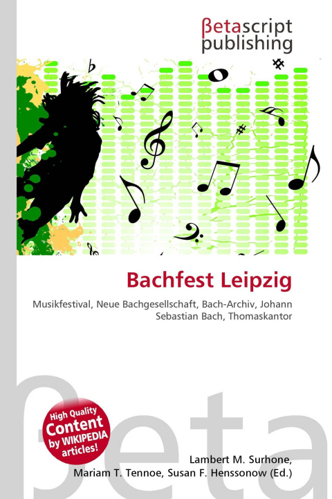 Kniha Bachfest Leipzig Mariam T. Tennoe