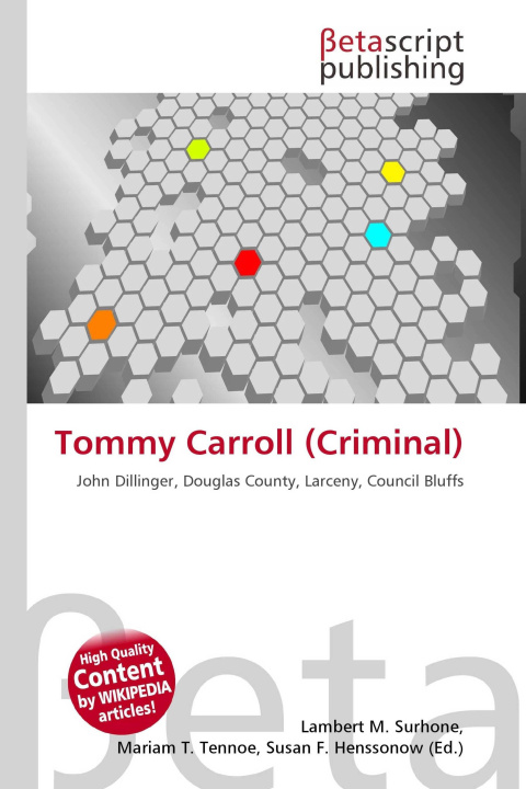 Kniha Tommy Carroll (Criminal) Mariam T. Tennoe