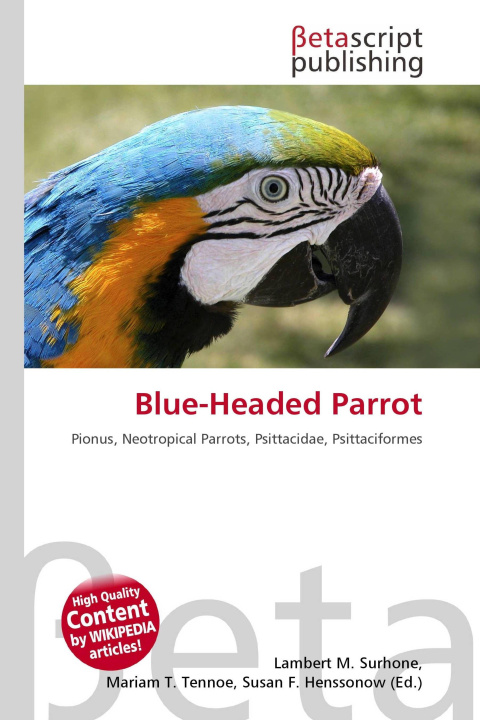 Kniha Blue-Headed Parrot Mariam T. Tennoe