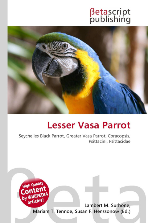 Kniha Lesser Vasa Parrot Mariam T. Tennoe
