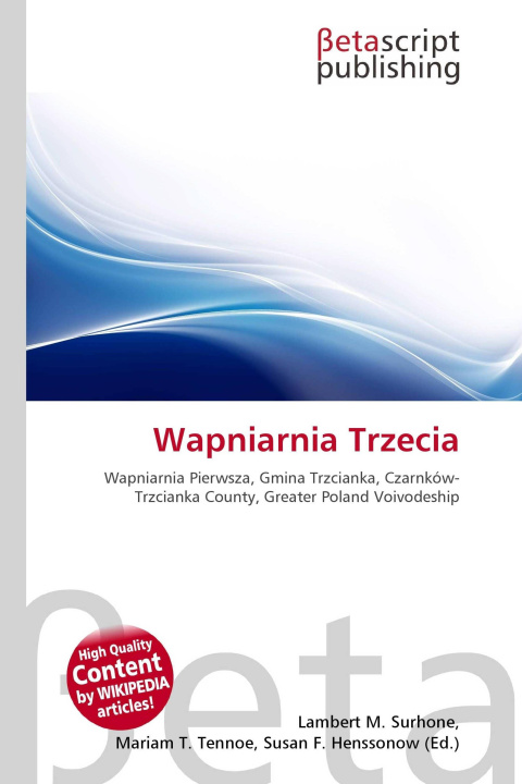 Kniha Wapniarnia Trzecia Mariam T. Tennoe