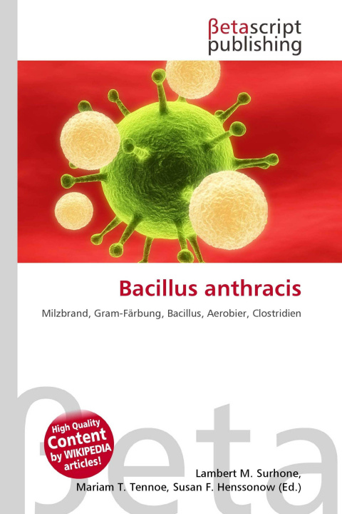Kniha Bacillus anthracis Mariam T. Tennoe