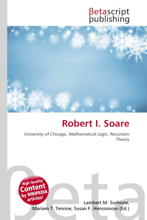 Kniha Robert I. Soare Mariam T. Tennoe