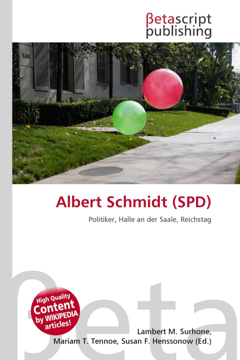 Kniha Albert Schmidt (SPD) Mariam T. Tennoe