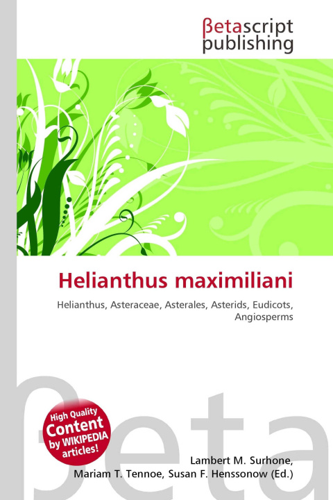 Kniha Helianthus maximiliani Mariam T. Tennoe