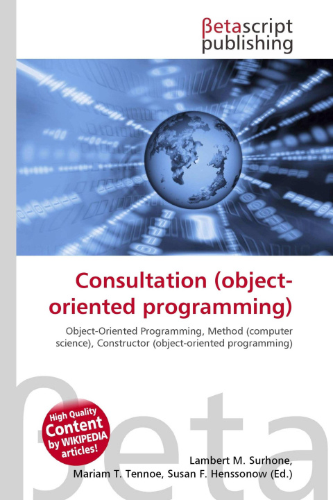 Kniha Consultation (object-oriented programming) Mariam T. Tennoe