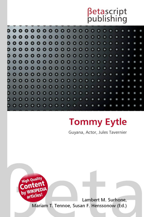 Knjiga Tommy Eytle Mariam T. Tennoe