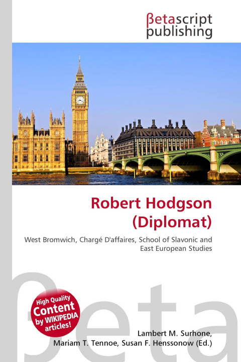 Kniha Robert Hodgson (Diplomat) Mariam T. Tennoe