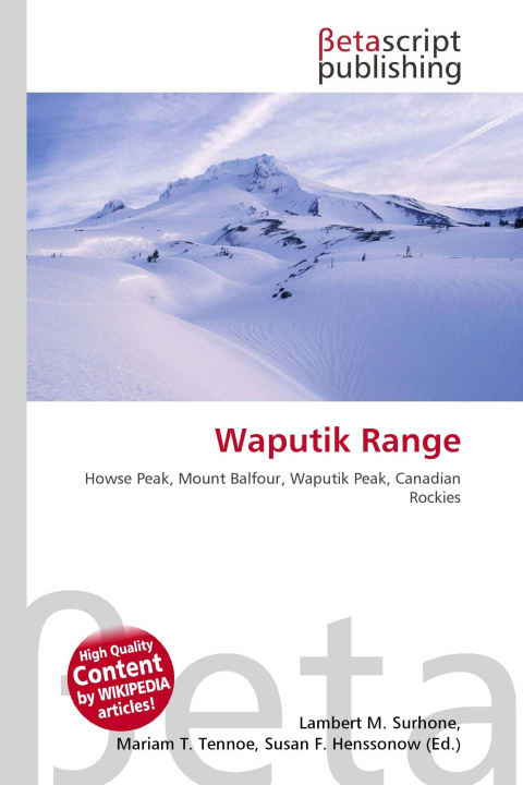 Kniha Waputik Range Mariam T. Tennoe
