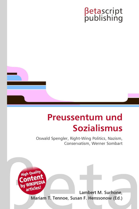 Kniha Preussentum und Sozialismus Mariam T. Tennoe