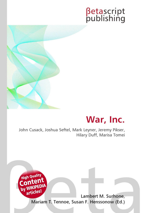 Kniha War, Inc. Mariam T. Tennoe