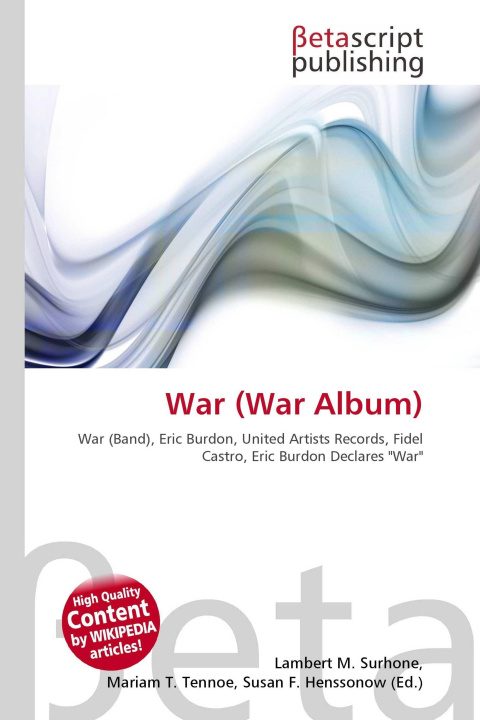 Knjiga War (War Album) Mariam T. Tennoe