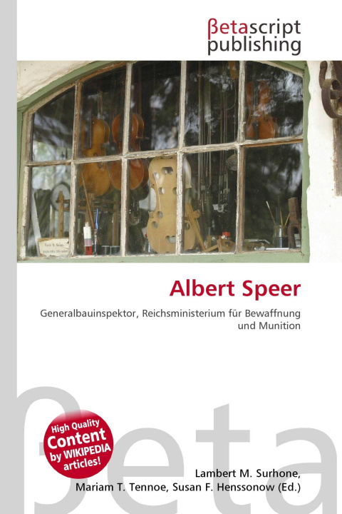 Knjiga Albert Speer Mariam T. Tennoe