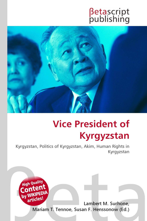 Kniha Vice President of Kyrgyzstan Mariam T. Tennoe