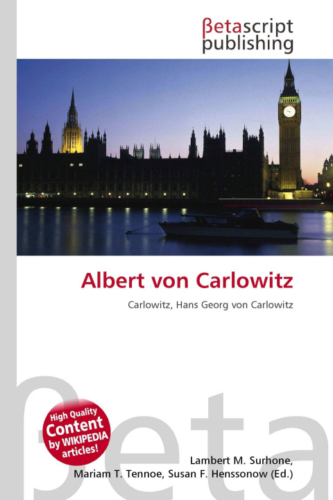 Kniha Albert von Carlowitz Mariam T. Tennoe