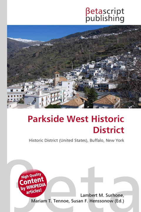 Kniha Parkside West Historic District Mariam T. Tennoe