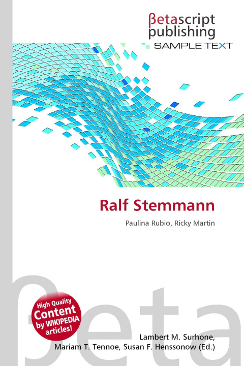Kniha Ralf Stemmann Mariam T. Tennoe