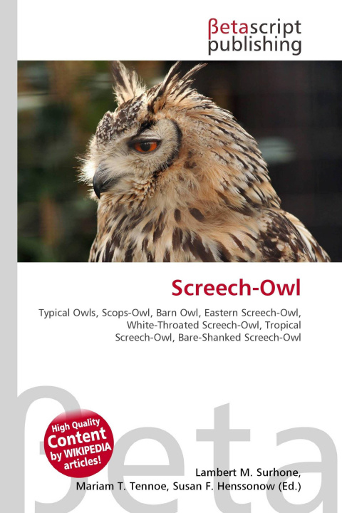 Kniha Screech-Owl Mariam T. Tennoe