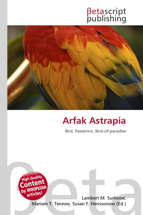 Kniha Arfak Astrapia Mariam T. Tennoe