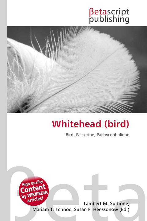 Kniha Whitehead (bird) Mariam T. Tennoe
