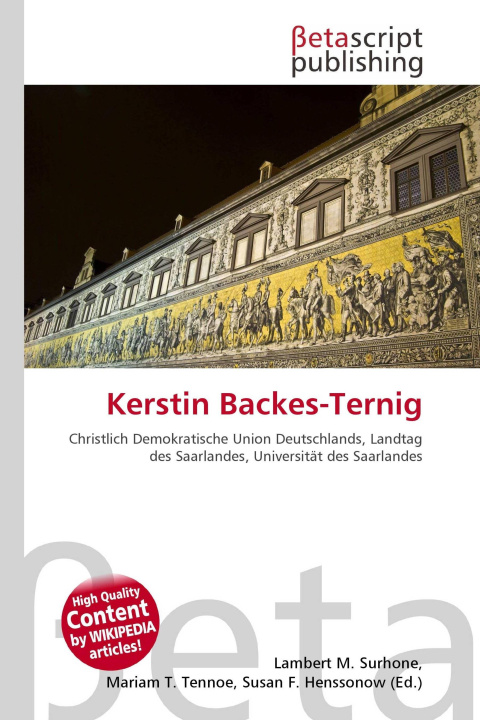 Kniha Kerstin Backes-Ternig Mariam T. Tennoe