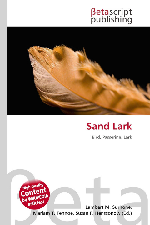 Kniha Sand Lark Mariam T. Tennoe