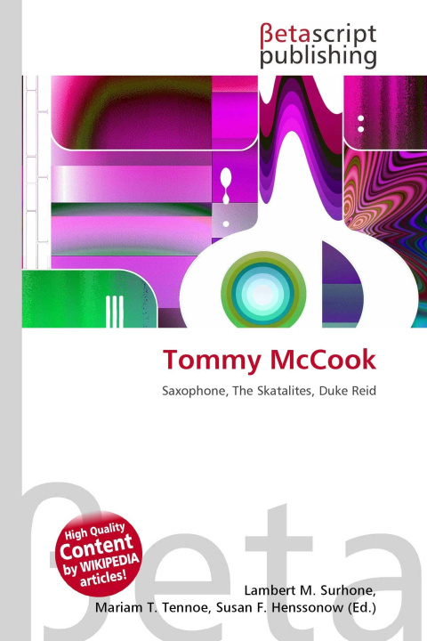 Knjiga Tommy McCook Mariam T. Tennoe