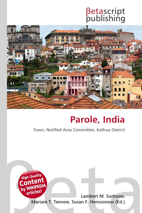 Kniha Parole, India Mariam T. Tennoe