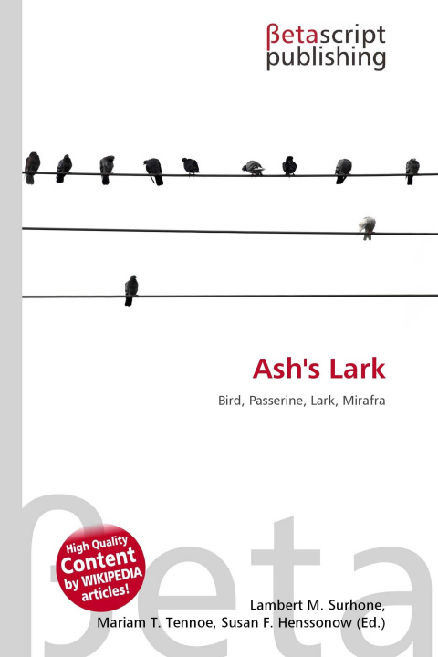 Kniha Ash's Lark Mariam T. Tennoe