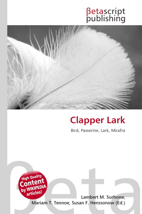 Kniha Clapper Lark Mariam T. Tennoe