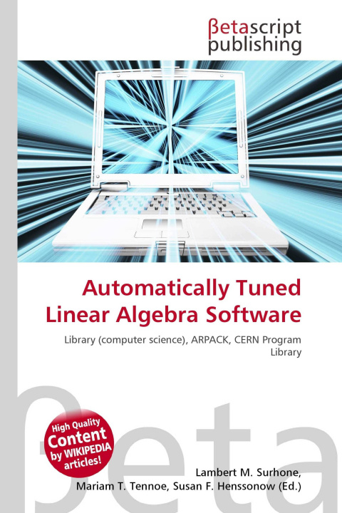 Kniha Automatically Tuned Linear Algebra Software Mariam T. Tennoe