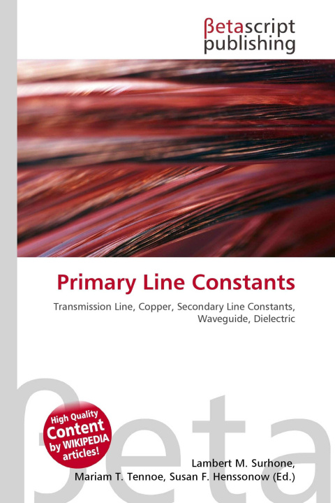 Kniha Primary Line Constants Mariam T. Tennoe