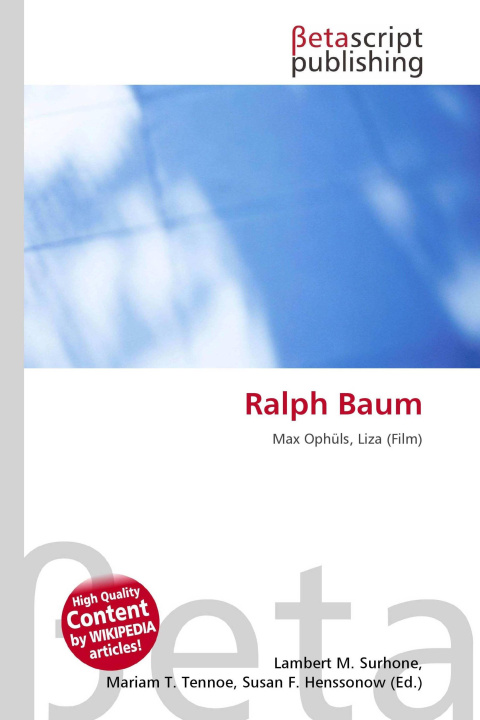 Kniha Ralph Baum Mariam T. Tennoe