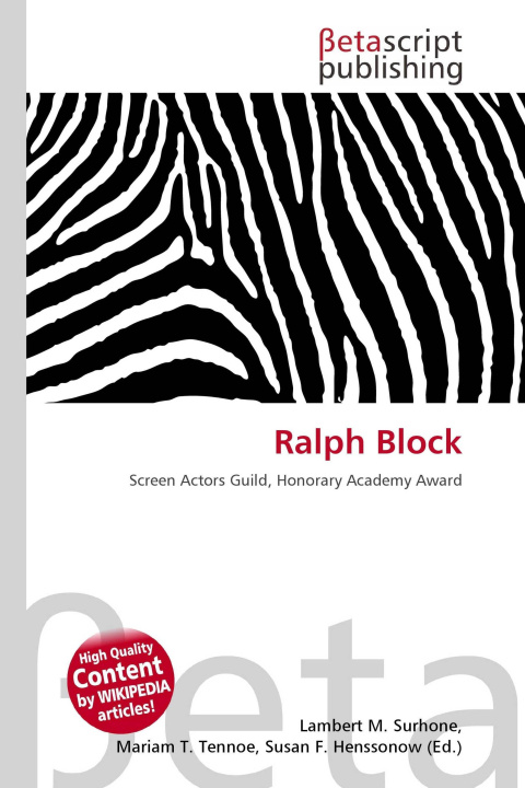 Kniha Ralph Block Mariam T. Tennoe