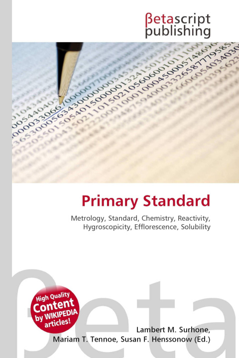 Kniha Primary Standard Mariam T. Tennoe