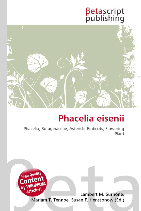 Knjiga Phacelia eisenii Mariam T. Tennoe