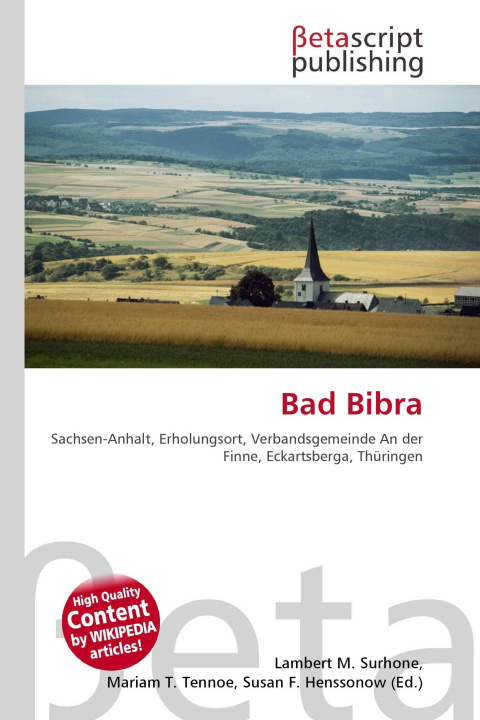 Kniha Bad Bibra Mariam T. Tennoe