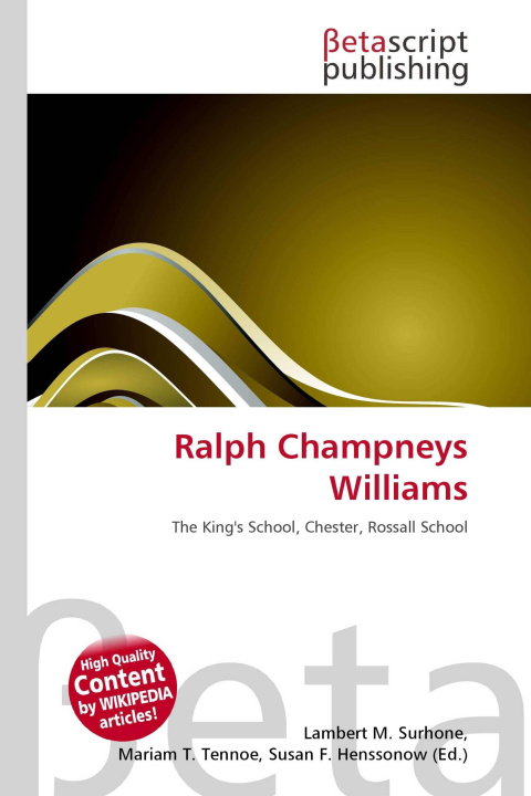 Kniha Ralph Champneys Williams Mariam T. Tennoe