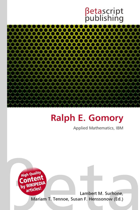 Kniha Ralph E. Gomory Mariam T. Tennoe