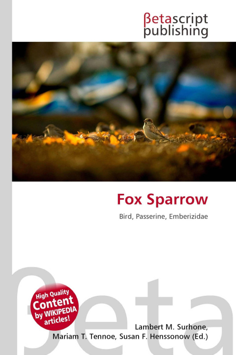 Kniha Fox Sparrow Mariam T. Tennoe