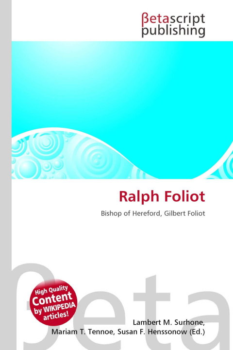 Kniha Ralph Foliot Mariam T. Tennoe