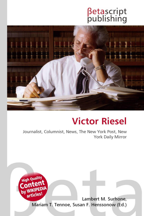 Kniha Victor Riesel Mariam T. Tennoe