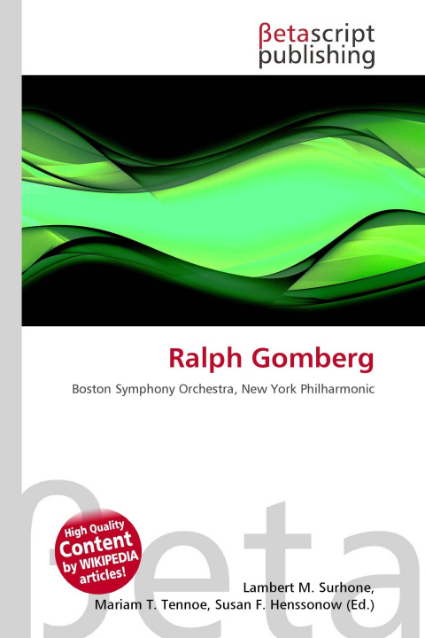 Kniha Ralph Gomberg Mariam T. Tennoe