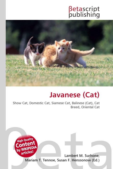 Kniha Javanese (Cat) Mariam T. Tennoe