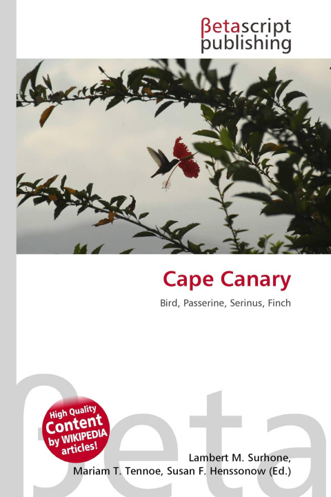 Kniha Cape Canary Mariam T. Tennoe